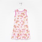 Сарафан для девочки, цвет розовый/розочки, рост 98 см 7861677