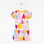 Платье для девочки, цвет белый/сердечки, рост 92 см - фото 41996296