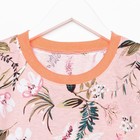 Платье для девочки, цвет персик/цветы, рост 98 см 7861744