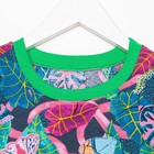 Платье для девочки, фуксия/синий, рост 116 см 7861754