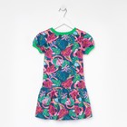 Платье для девочки, фуксия/синий, рост 116 см 7861754