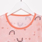Футболка для девочки, цвет розовый/заяц, рост 92 см 7861764 - фото 14052384