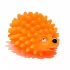 Игрушка пищащая «Ёжик» мини для собак, 5 см, оранжевая - Фото 4