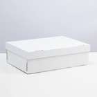 Коробка складная, крышка-дно, белая, 30 х 20 х 9 см - фото 318912352