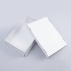 Коробка складная, крышка-дно, белая, 30 х 20 х 9 см (комплект 5 шт) - фото 21626246