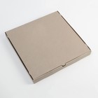 Коробка для пиццы 34 х 34 х 3,5 см, бурая - Фото 2