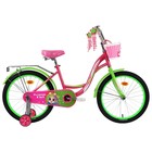 Велосипед 20" GRAFFITI Premium Girl, цвет розовый/зелёный - фото 2099573