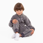 Комбинезон детский, светло-серый, рост 92-98 см (28) - фото 35246539