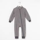 Комбинезон детский, светло-серый, рост 92-98 см (28) - фото 35246541