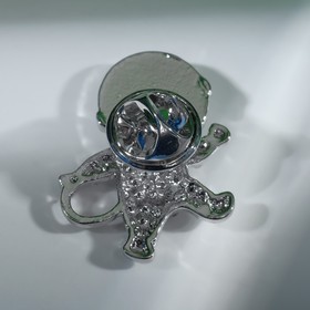 

Значок "Космонавт" в прыжке, цвет белый в серебре