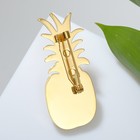 Брошь «Ананас» орнамент, цвет золото - Фото 2