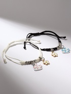 Браслеты парные «Неразлучники» рыбки с ромашками, цветные, d=7 см - Фото 7