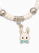 Браслеты парные «Неразлучники» зайчата с бантиками, цвет чёрно-белый, 7 см - Фото 3