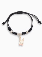 Браслеты парные «Неразлучники» зайчата с бантиками, цвет чёрно-белый, 7 см - Фото 6