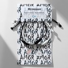 Браслеты парные «Неразлучники» оригами и письмо, чёрно-белые, d=7 см - Фото 4