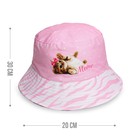 Панама детская для девочки «Котик», р-р. 52-54 см - фото 35189357