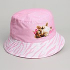 Панама детская для девочки «Котик», р-р. 52-54 см - фото 35189359