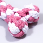 Игрушка канатная «Плетёная кость», до 15 см, до 60 г, цвет МИКС - фото 67925301