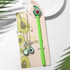 Набор 3 предмета: 2 кулона, ручка "Неразлучники" авокадо, цвет зелёный, 44см - фото 9784343