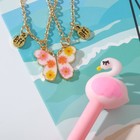 Набор 3 предмета: 2 кулона, ручка "Неразлучники" бабочка, цветной, 44 см - фото 24424405 Набор 3 предмета: 2 кулона, ручка "Неразлучники" бабочка, цветной, 44 см - фото 24424405