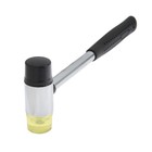 Молоток рихтовочный ТУНДРА, металлическая обрезиненная рукоятка, бойки 30 мм, 200 г - Фото 3