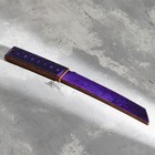 Сувенир деревянный "Нож танто" фиолет - Фото 5