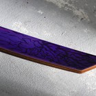 Сувенир деревянный "Нож танто" фиолет - фото 3582640