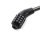 Замок навесной велосипедный LOCKLAND, кодовый, 10×650 мм, цвет черный - Фото 8