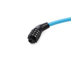 Замок навесной велосипедный LOCKLAND, кодовый, 10×650 мм, цвет голубой - Фото 8