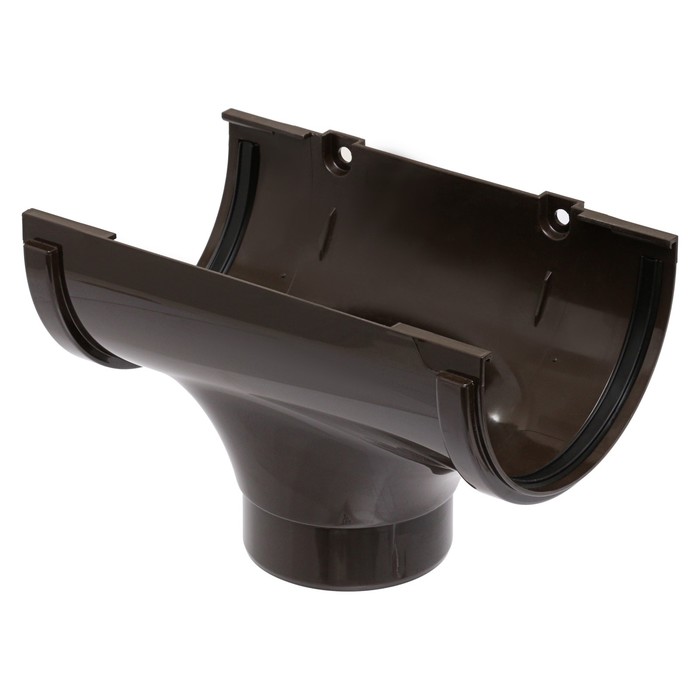 Водосточная воронка DÖCKE STANDARD, 120 мм, цвет коричневый - Фото 1