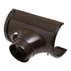 Водосточная воронка DÖCKE STANDARD, 120 мм, цвет коричневый - Фото 2