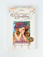 УЦЕНКА Алмазная мозаика с частичным заполнением на подставке «Девочка» 13×19 см - Фото 2