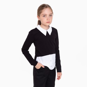 

Брюки для девочки, цвет чёрный, рост 170 см (44)