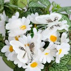 Бабочки для декора и флористики, на прищепке, пластиковые, белые, микс, 5 см и 8 см - фото 9785311