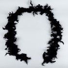 Карнавальный шарф, перо, 1.8 метра, 30 грамм, цвет чёрный - Фото 6