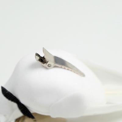 Набор птичек для декора и флористики, на прищепке, пластиковая, белый, 2 шт., 13×3×3 см