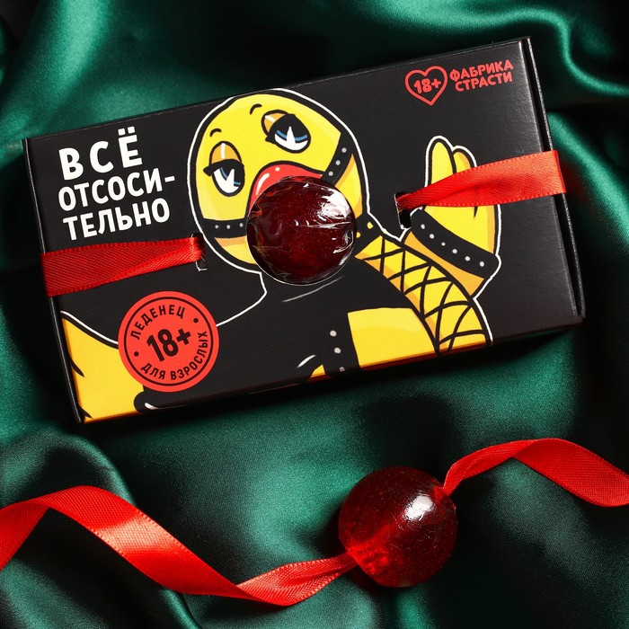 

Леденец-кляп «Всё», вкус: клубника со сливками, 30 г. (18+)