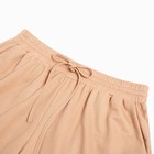 Костюм женский (футболка, шорты) MINAKU: Casual collection цвет песочный, размер 44 - Фото 10