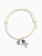 Браслеты парные «Неразлучники. Космонавты», 2 шт. на магните, белые, d=8 см - Фото 3