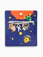 Браслеты парные «Неразлучники. Космонавты», 2 шт. на магните, белые, d=8 см - Фото 7