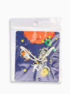 Браслеты "Неразлучники" на магните, космонавты с сердечком, цвет белый - фото 809299164