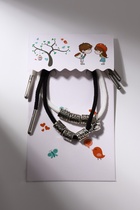 Браслеты парные «Неразлучники. Love с сердцем» на магните, чёрный, белый, d=8 см - Фото 6