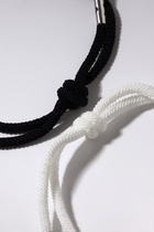 Браслеты парные «Неразлучники. Love с сердцем» на магните, чёрный, белый, d=8 см - Фото 5