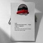 Браслеты «Неразлучники» на магните, три черепашки, цвет чёрно-красный, 8 см - Фото 4