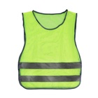 Жилет сигнальный, светоотражающий, салатовый, размер 58×50 см, салатовый - Фото 5