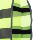 Жилет сигнальный, светоотражающий, салатовый, размер 58×50 см, салатовый - Фото 6