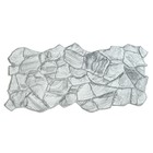 Панель ПВХ Камни, Песчаник графитовый, 980х480мм. - фото 318914244