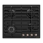 Варочная поверхность MAUNFELD EGHE.64.63CB.R/G, газовая, 4 конфорки, чёрная 7884415
