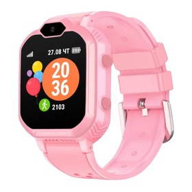 Детские смарт-часы Geozon Aqua Plus G-W19PNK, 1.4&quot;, 4G,датчик снятия с руки, 700мАч, розовые