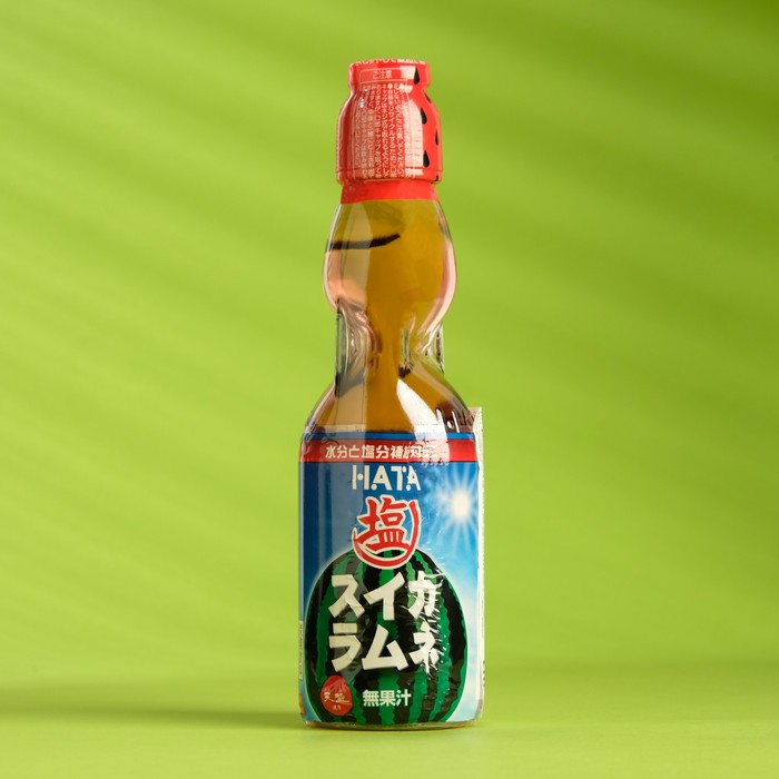 Напиток газированный Ramune, со вкусом арбуза, 200 мл